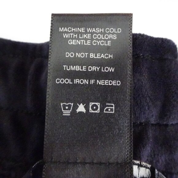 Ali Miles Velour Pants Women's Size XL Blue Pull On Elastic Waist - Picture 11 of 11